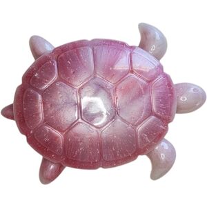 Turtle Figurine Jewelry Box – Resin Trinket Holder for Rings, Necklaces & More